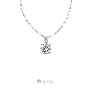 Dây Chuyền Mix Mặt Tròn Đính Đá Cz Chủ 8.0 - NLWS080007