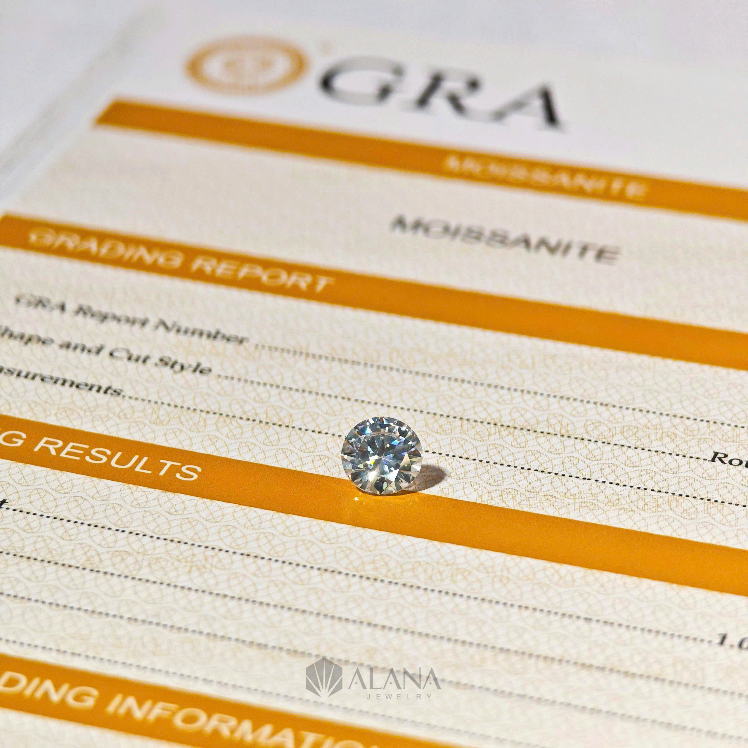Moissanite Tròn Trắng 6.5mm - SP474 - Ảnh 3
